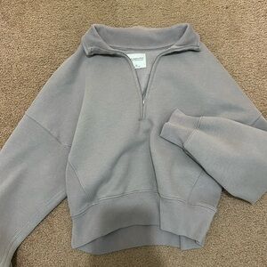 abercrombie and fitch sunday half zip